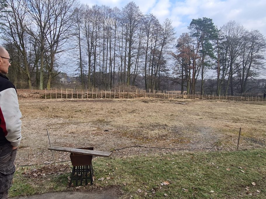 Fertige Uferbefestigung